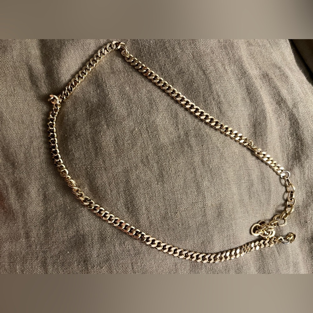 Gold Cuban chain, NWOT